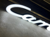 2000 Porsche Carrera official dealership illuminated sign