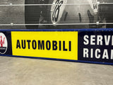 1981 Maserati official dealership “Servizio Ricambi” illuminated sign