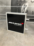 2011 McLaren official dealer double side sign