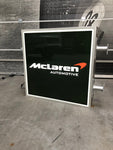 2011 McLaren official dealer double side sign