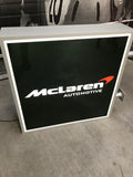 2011 McLaren official dealer double side sign