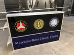 1984 Mercedes-Benz Classic center vintage official dealer double side illuminated sign