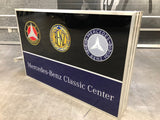 1984 Mercedes-Benz Classic center vintage official dealer double side illuminated sign