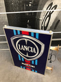 1986 Lancia Martini Racing official dealer illuminated dual side sign