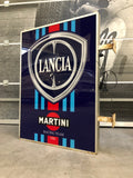 1986 Lancia Martini Racing official dealer illuminated dual side sign