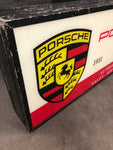 1981 Porsche 50 Years official dealership illuminated vintage dual side sign