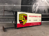 1981 Porsche 50 Years official dealership illuminated vintage dual side sign