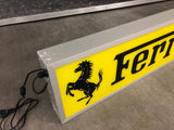 1982 Ferrari official dealer double side illuminated sign