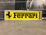 1982 Ferrari official dealer double side illuminated sign