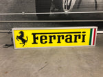 1982 Ferrari official dealer double side illuminated sign