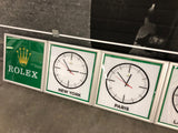 1990s Rolex World Clock official dealer illuminated sign