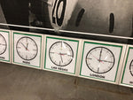 1990s Rolex World Clock official dealer illuminated sign