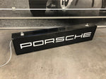 1980s Porsche official dealership illuminated sign