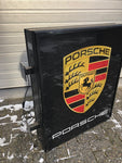 2000s Porsche dealership illuminated sign