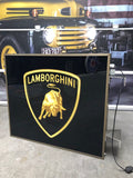 1994 Lamborghini official dealership double side illuminated sign