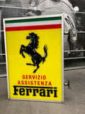 1979 Ferrari official dealer Servizio Assistenza illuminated double side sign