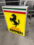 1979 Ferrari official dealer Servizio Assistenza illuminated double side sign