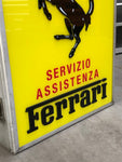 1979 Ferrari official dealer Servizio Assistenza illuminated double side sign