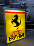 1979 Ferrari official dealer Servizio Assistenza illuminated double side sign