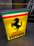 1979 Ferrari official dealer Servizio Assistenza illuminated double side sign