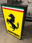 1995 Ferrari official dealer embossed illuminated sign