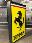 1995 Ferrari official dealer embossed illuminated sign