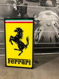 1995 Ferrari official dealer embossed illuminated sign