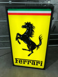 1995 Ferrari official dealer embossed illuminated sign