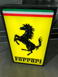 1995 Ferrari official dealer embossed illuminated sign