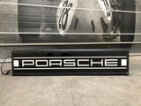 1979 Porsche Racing official dealership illuminated double side sign