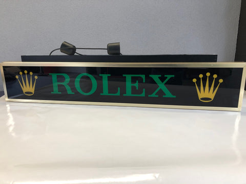 Rolex official dealer illuminated sign