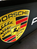 2000 Porsche Racing official dealership illuminated long double side sign