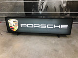 2000 Porsche Racing official dealership illuminated long double side sign