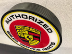 1997 Porsche official Sales Service Sales double side illuminated sign