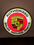 1997 Porsche official Sales Service Sales double side illuminated sign