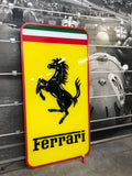 2015 Ferrari XXL official illuminated sign used during 3 Auto Shows