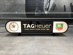 Tag Heuer official dealer illuminated sign with clock