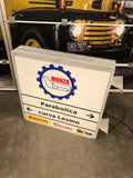 1985 Monza track official illuminated double side sign