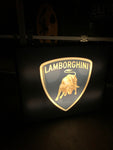 1994 Lamborghini official dealership double side illuminated sign