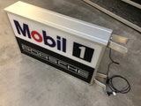 1999 Porsche Mobil 1 Racing official dealership illuminated double side sign