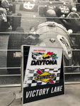 1996 original Daytona Sunoco Victory lane track dual side sign