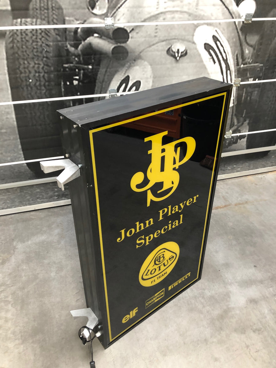 1993 original JPS Lotus vintage dual side sign – The Sign Experience
