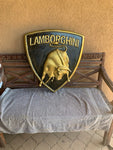 1978 Lamborghini official dealership Raging Bull shield