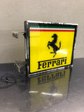 1981 Ferrari SEFAC official dealer double side illuminated neon sign