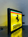 1981 Ferrari SEFAC official dealer double side illuminated neon sign