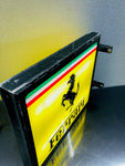 1981 Ferrari SEFAC official dealer double side illuminated neon sign