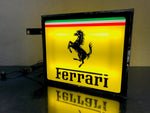 1981 Ferrari SEFAC official dealer double side illuminated neon sign