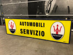 1975 Maserati vintage limited edition official dealership “Maserati Automobili Servizio” illuminated sign