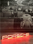 2003 Porsche official dealership very long illuminated sign