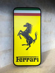 1990s Ferrari large dealership illuminated restored sign